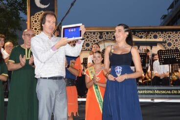 Reconocimientos en el Concierto de Música Festera Xàbia 2026 | Foto Álvaro M. – Junta Moros i Cristians