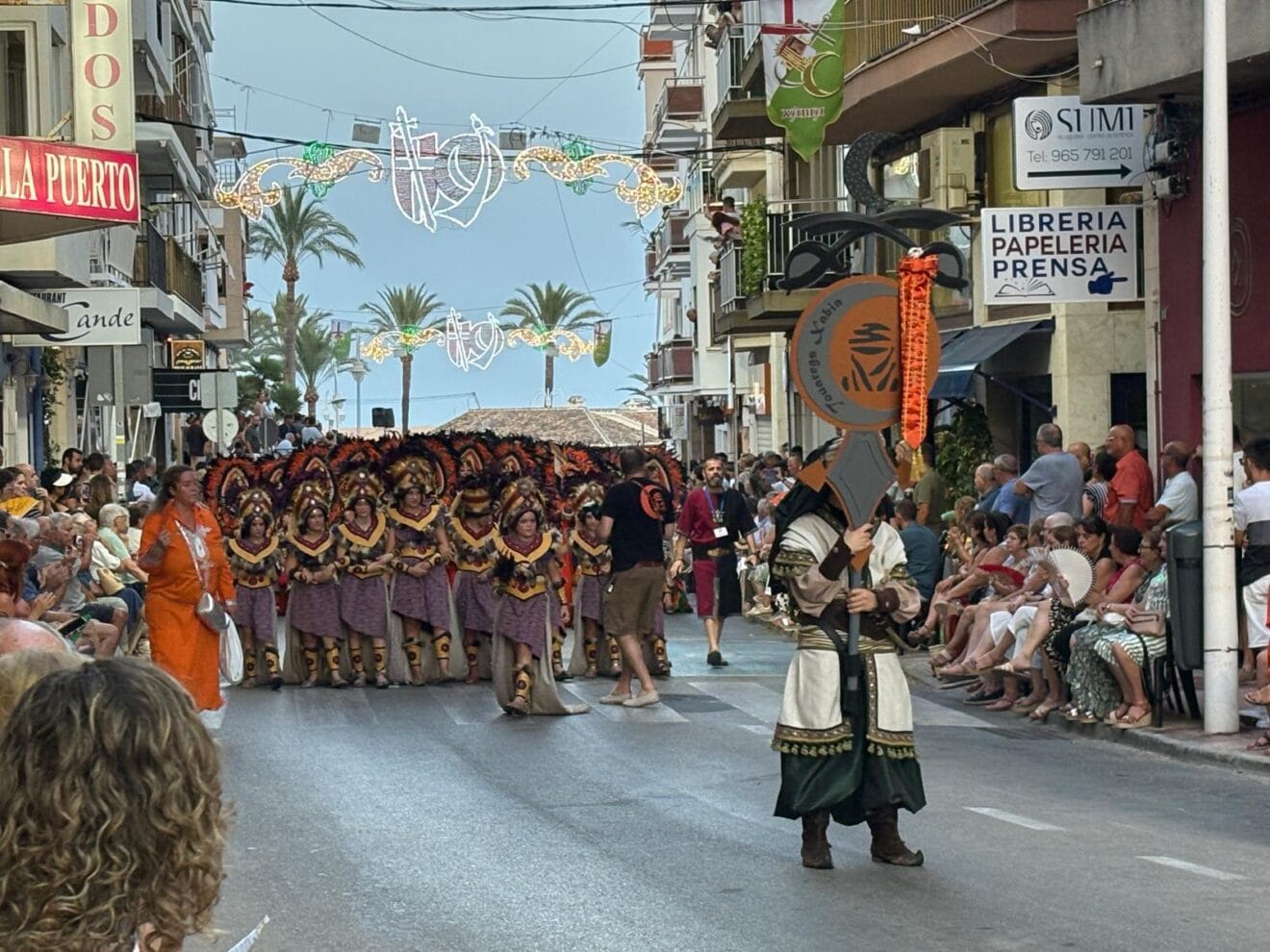 Filà Infantil y estandarte de Touaregs