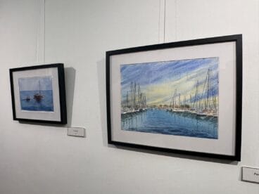 Inauguración de la exposición de acuarelas de María Rosa Torres (2)