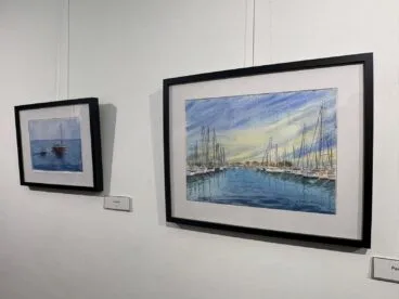 Inauguración de la exposición de acuarelas de María Rosa Torres (2)