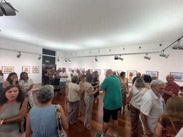 Inauguración de la exposición de acuarelas de María Rosa Torres