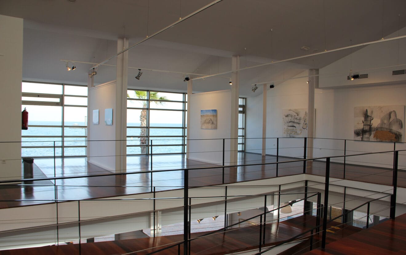 Interior de la Sala de Exposiciones de la Casa del Cable