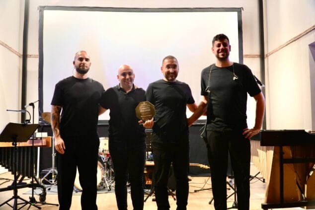 Imagen: Los componentes de Connecta Percussió