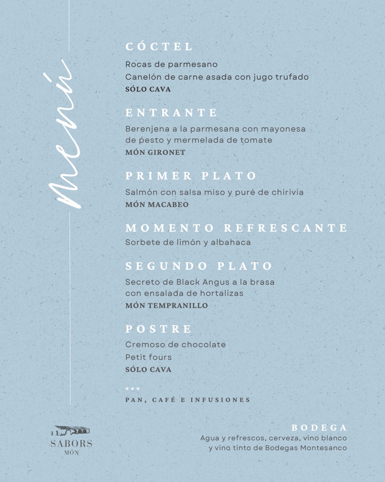 Montesanco Carta Wine & Dine