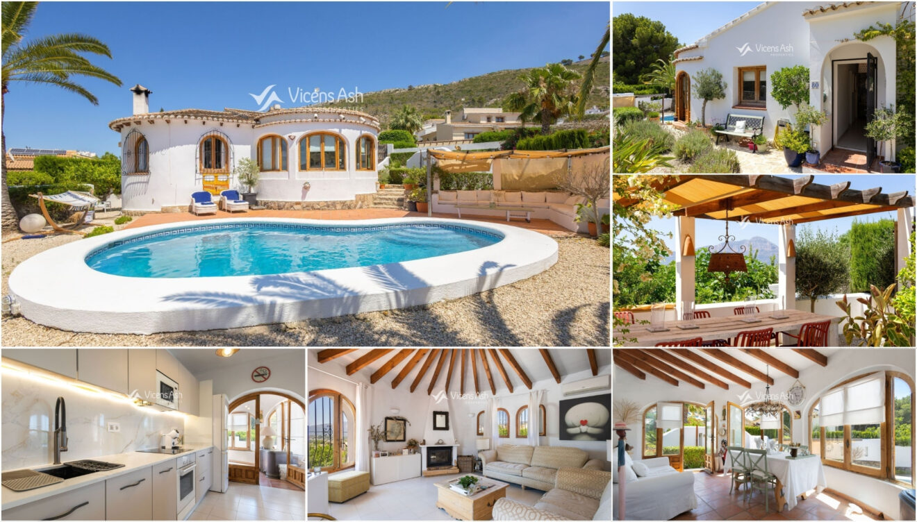 Piscina privada, barbacoa y vistas abiertas tu propio paraíso en Benitatxell