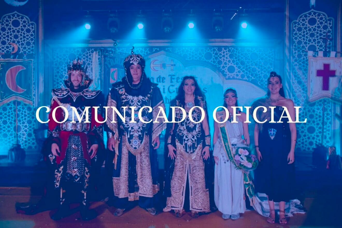 Representantes de la Junta de Festes de Moros i Cristians de Xàbia