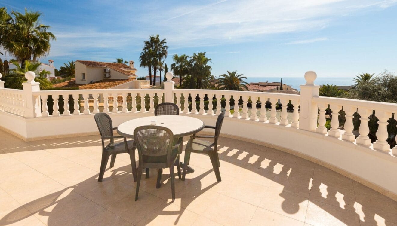 Terraza con vistas