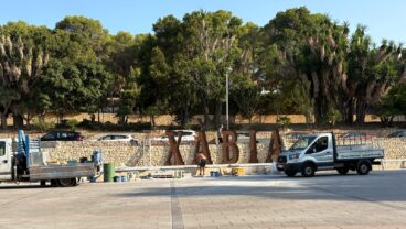 Trabajos para la nueva imagen de la Plaza de la Constitución