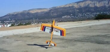 Una de las acrobacias del avión