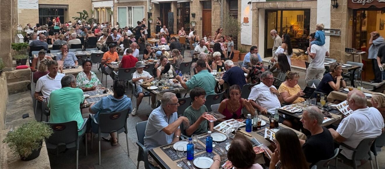 Una de las terrazas de Xàbia