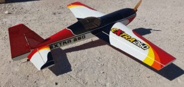 Uno de los aviones de Ángel Escales
