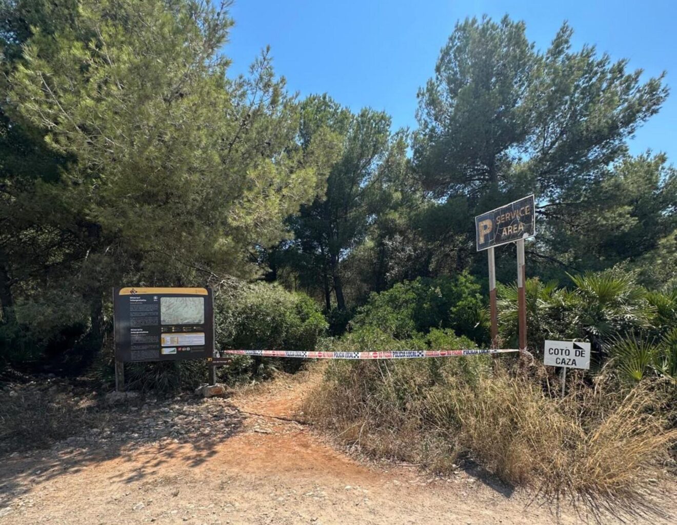 Cierre de accesos forestales en Xàbia por riesgo extremo de incendio