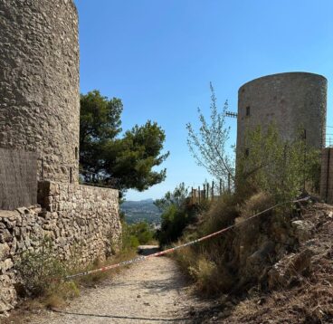 Cierre de accesos a zonas forestales en Xàbia