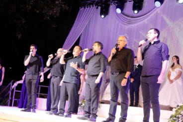 Orfeón de Xàbia interpretando el  Himno de Valencia