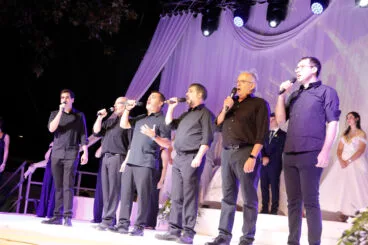 Orfeón de Xàbia interpretando el  Himno de Valencia