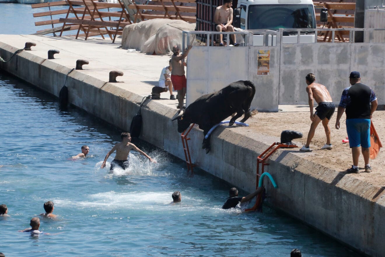Ambiente en la primera sesión de Bous a la Mar 2026 y el baret (17)