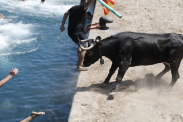 Ambiente en la primera sesión de Bous a la Mar 2026 y el baret (35)