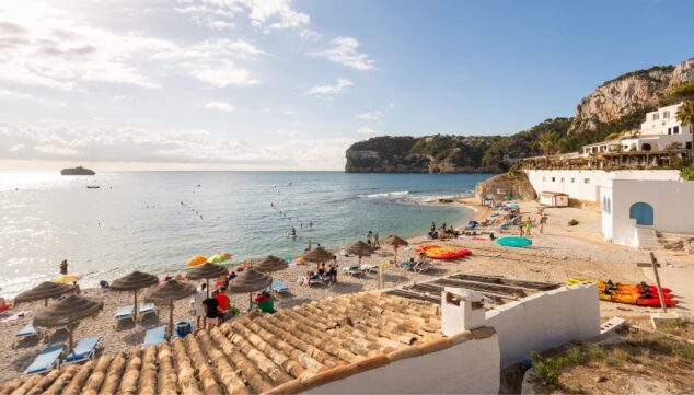 Imagen: Cala del Portitxol en Xàbia