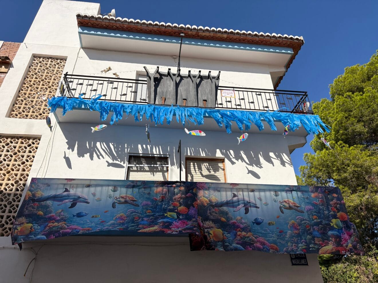 Calles engalanadas en Duanes de la Mar (2)
