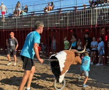 Carretones en las Fiestas de Loreto de Xàbia