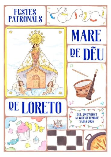 Cartel Fiestas en honor a la Virgen de Loreto Xàbia 2026
