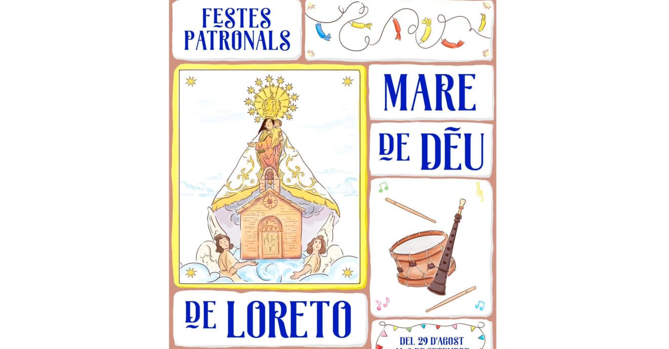 Cartel Fiestas Mare de Déu de Loreto Xàbia 2026-