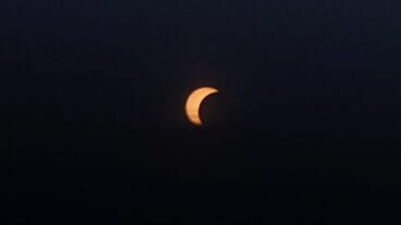 Eclipse solar parcial visto desde Xàbia