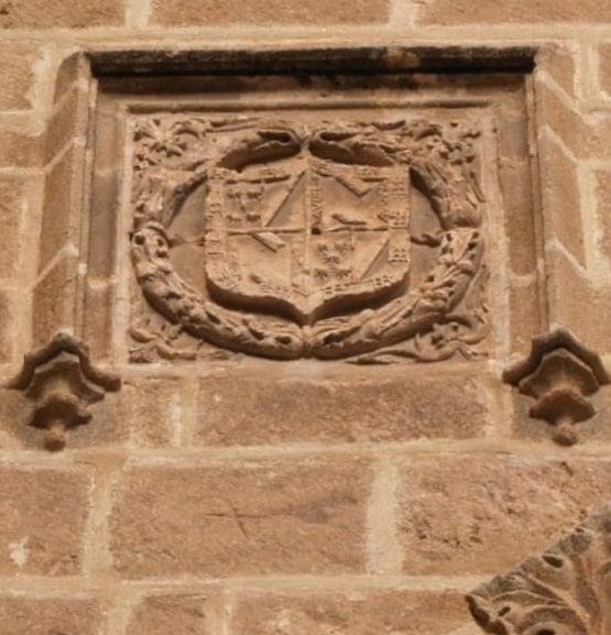 Bild: Wappen von Bernardo Sandoval Rojas y Mendoza, Marquis von Dénia (gestorben 1536)