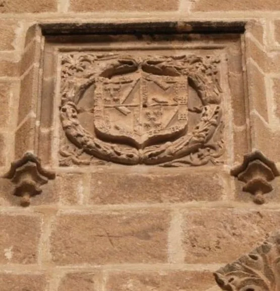 Imagen: Escudo de Bernardo Sandoval Rojas y Mendoza, Marqués de Dénia (fallecido en 1536)