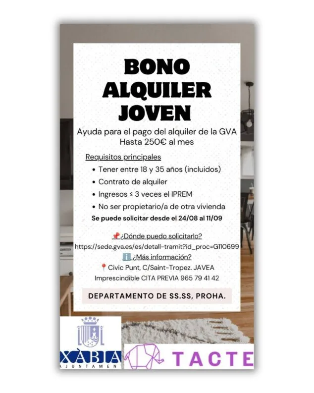 Imagen: Información para el Bono Alquiler Joven
