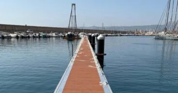 Nuevo pantalán 6 construido en el CNJ para los amarres públicos-