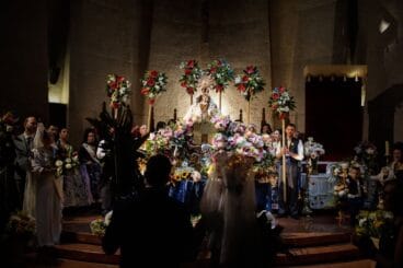 Ofrenda de flores a la Virgen de Loreto | Foto Comissió de Festes