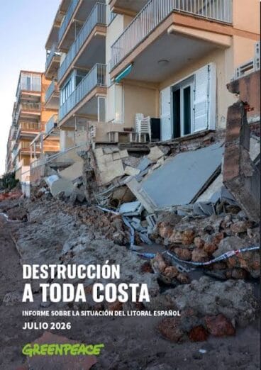 Portada del informe de Greenpeace 2026