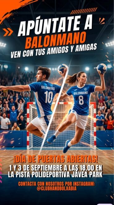 Puertas abiertas de Handbol en Xàbia