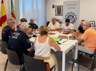 Reunión de coordinación del dispositivo de seguridad por el eclipse solar en Xàbia
