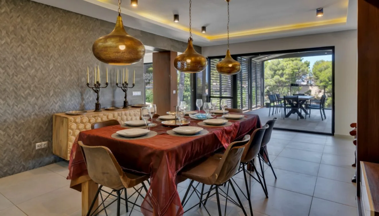 Salón luminoso donde disfrutar del invierno