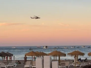 Simulacro de Salvamento Marítimo en la playa de Xàbia