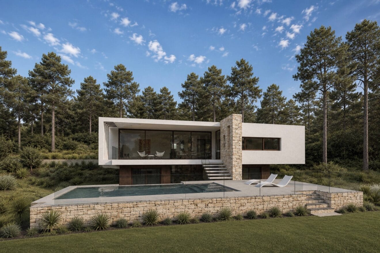 VILLA NAIRA · ARQUITECTURA CONTEMPORÁNEA ENTRE PINOS EN MORAIRA www.costa-houses.com