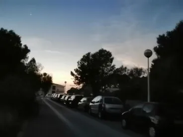Calles vacías en el centro de Xàbia durante el eclipse | M.J.F.