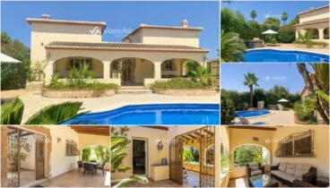 231 m², piscina y anexo así es esta villa a la venta en Xàbia