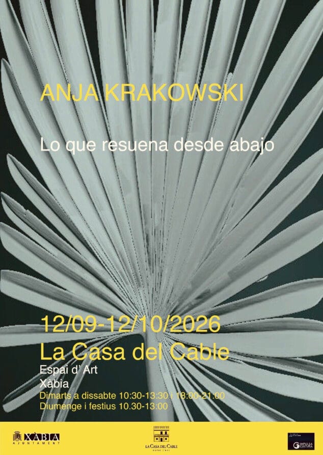 Image: Poster for Anja Krakowski's exhibition at the Casa del Cable