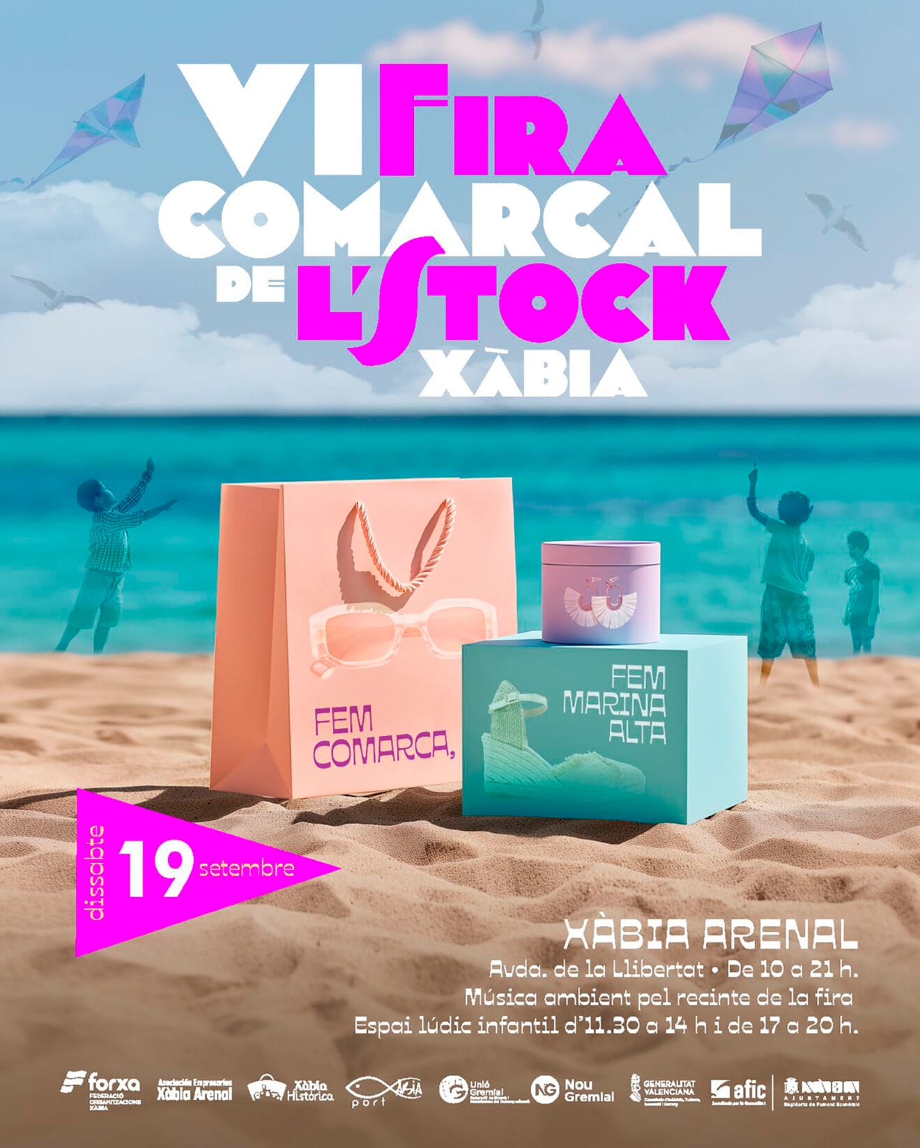 Cartel de la VI Fira Comarcal de l'Stock de Xàbia este 2026