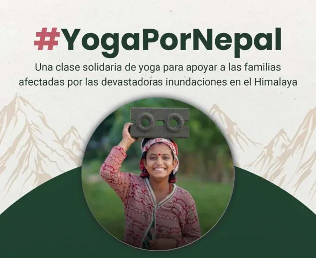 Imagen: Clase de yoga solidaria-