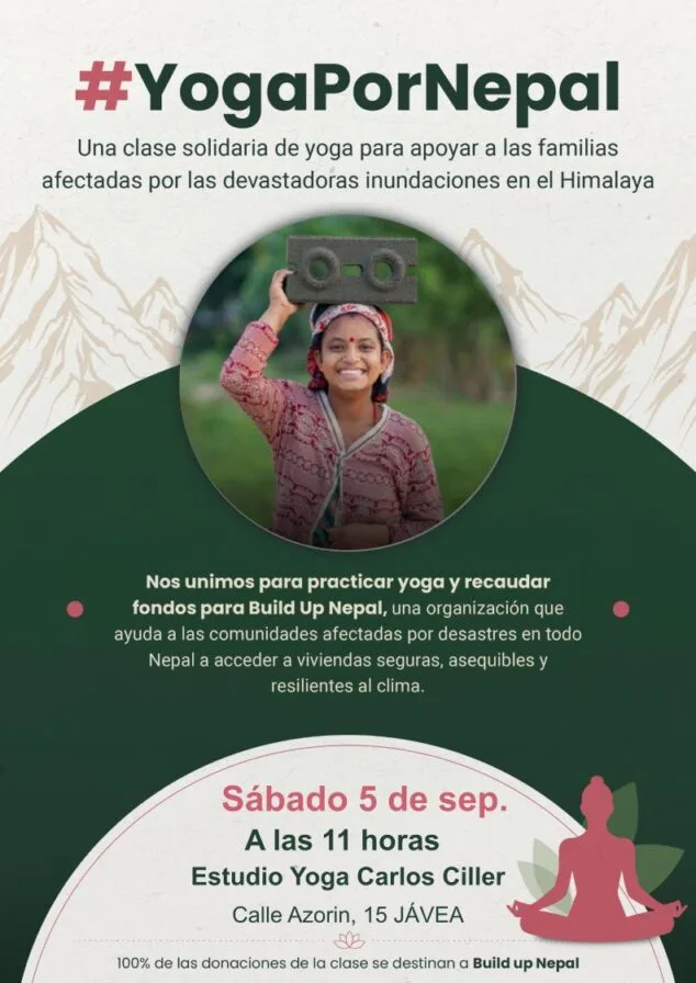 Imagen: Clase de yoga solidaria