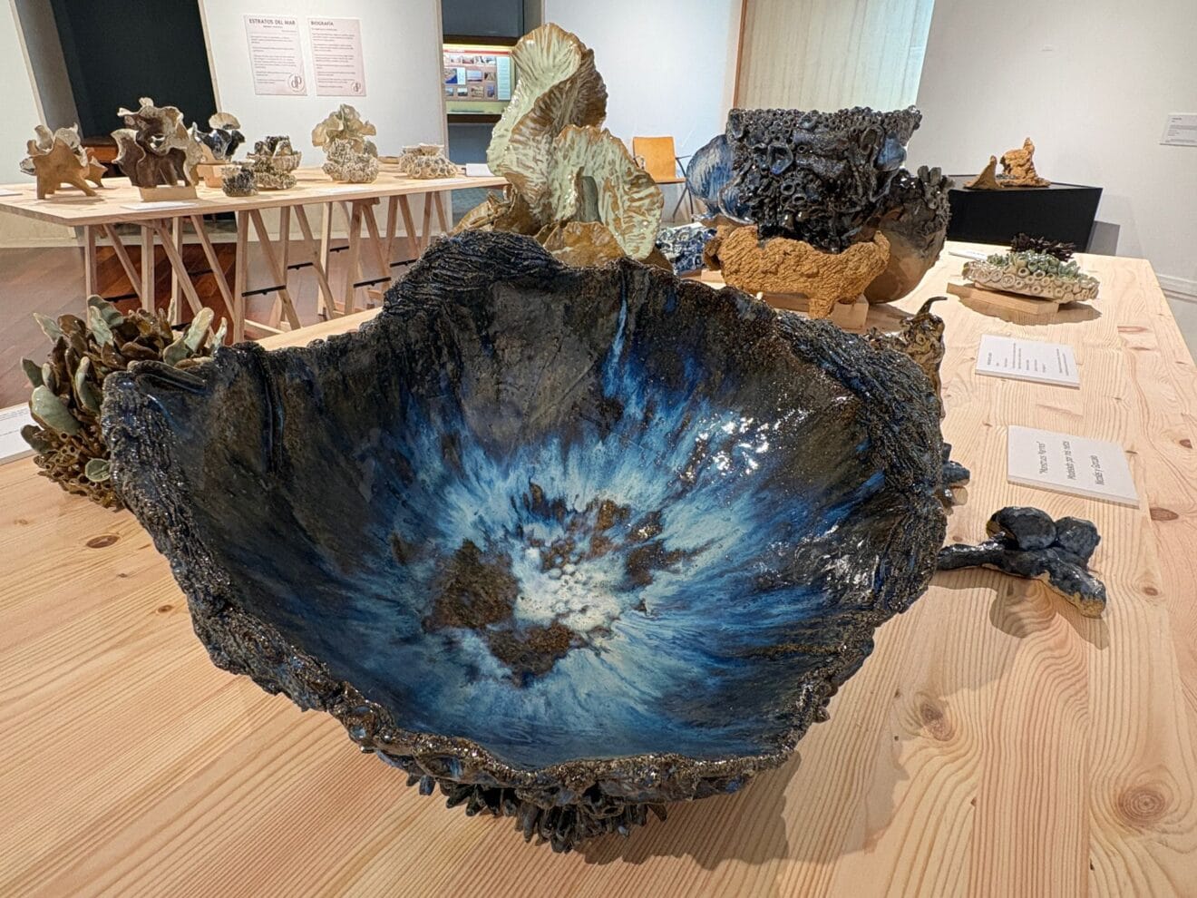 Exposición 'Estratos del Mar' de Pepa Fuster en Xàbia