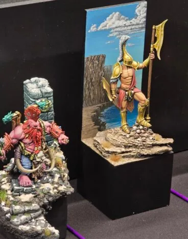 El guerrero de Héctor Margalejo expuesto en Freak Wars de Madrid