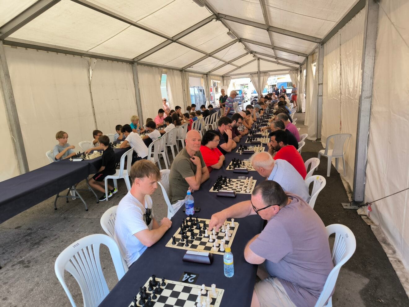 Jugadores durante el torneo