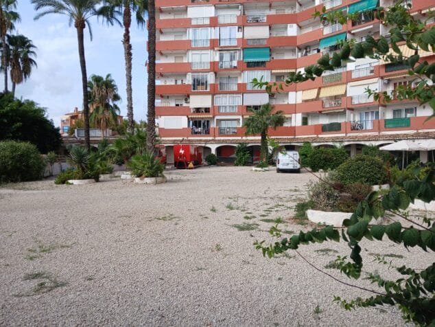 Imagen: La zona de Jávea Park con el generador