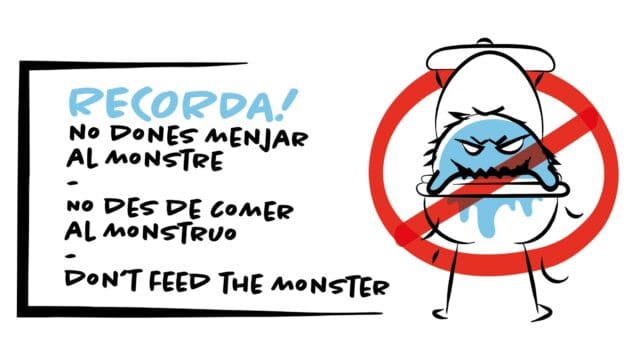 Bild: Füttere das Monster nicht