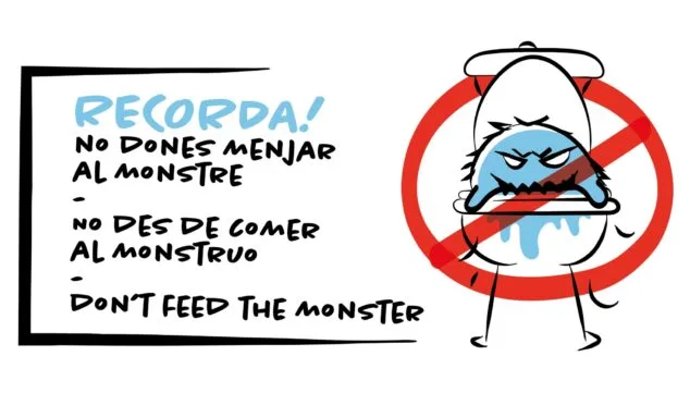 Imagen: No des comida al monstruo